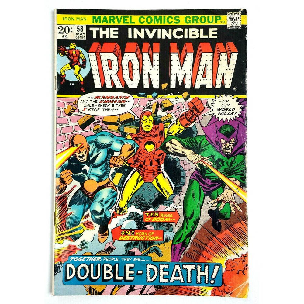IRON MAN # 58 - (1973) MARVEL COMICS - MANDARIN APPEARANCE